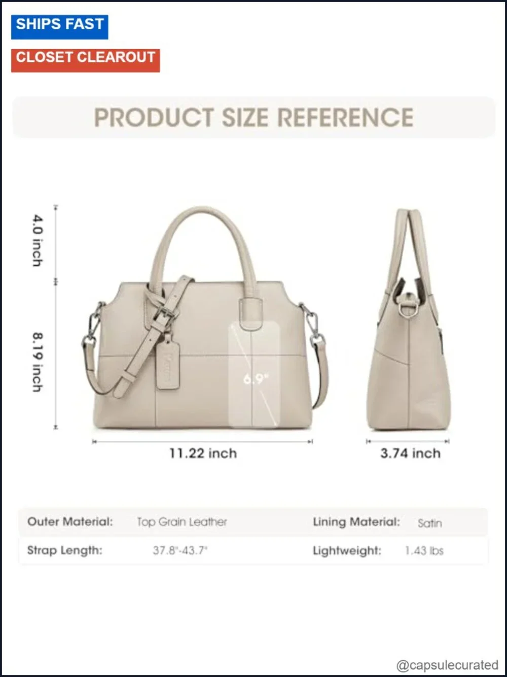 Top Grain Pebbled Cowhide Leather Handbag Soft Hobo Shoulder Crossbody Purse